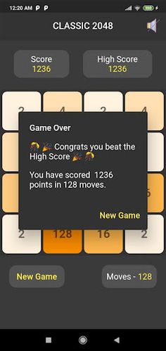 2048 puzzle - classic & free n - Screenshot 4