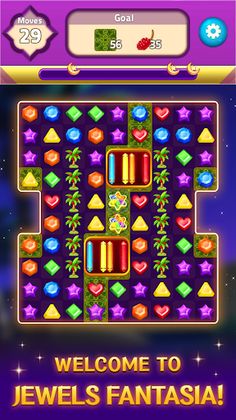 Jewels Fantasia : match puzzle - Screenshot 2