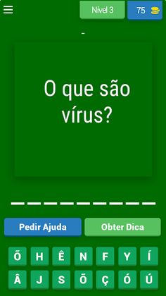 Quiz de Biologia em Português - Screenshot 1