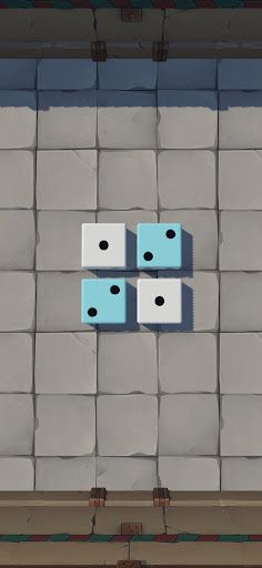 6 Dice collect six dice puzzle - Screenshot 1
