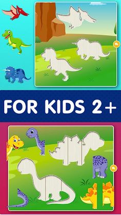Dino Kid Puzzle for Baby Games - Screenshot 2