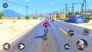 BMX Cycle Race Superhero Games - Screenshot 2