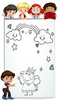 The pig coloring pepp - Screenshot 1