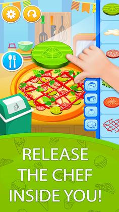 Baby kitchen game Burger Chef - Screenshot 2