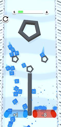 Cube Merge Fall Idle - Screenshot 2