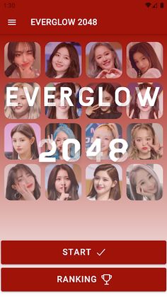 EVERGLOW 2048 Game - Screenshot 2