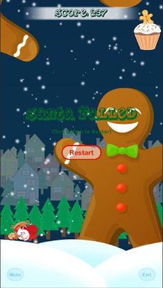 Flappy Santa - Screenshot 3