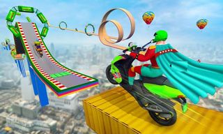 Superhero Bike Scooter Stunts - Screenshot 1