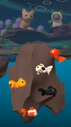 Goldfish & Cat Simulator - Screenshot 1