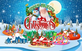 Hidden Object Christmas Puzzle - Screenshot 1
