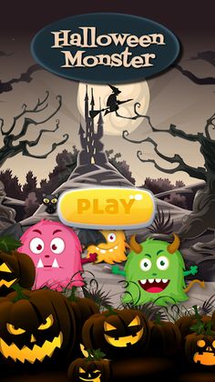 Halloween Monster Match 3 - Screenshot 2