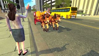 Horse Cart Taxi Cab Driver - Screenshot 1