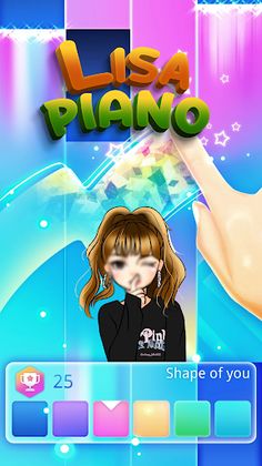 Lisa BLACKPINK Piano Tiles - Screenshot 2