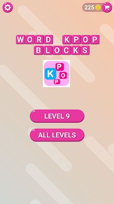 Word Kpop Blocks - Screenshot 1