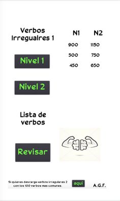 verbos irregulares mas comunes - Screenshot 3