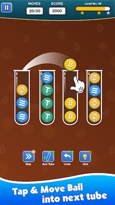 Crypto Ball Sort Earn BTC ETH - Screenshot 4