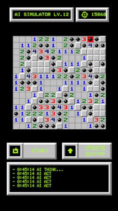 AI Simulator - Minesweeper - Screenshot 1