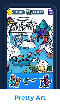 Sticker Color Game - Screenshot 1