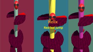 Helix Red Ball jump - Screenshot 3