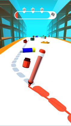 Run Race Pen 3D - Screenshot 2