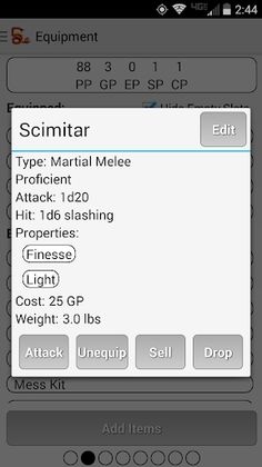 Squire - Character Manager Pro - Screenshot 4