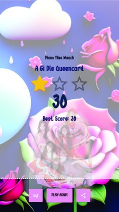 Gidle - Queencard Piano Game - Screenshot 4