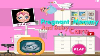 girls game - pregnant mommy - Screenshot 1