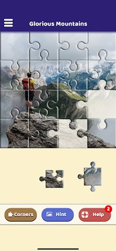 Glorious Mountains Puzzle - Screenshot 2