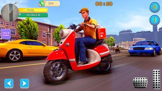 Food Delivery Boy Bike Game 3D - Screenshot 2