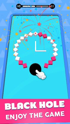 Black Color Hole 3D - Ball - Screenshot 3