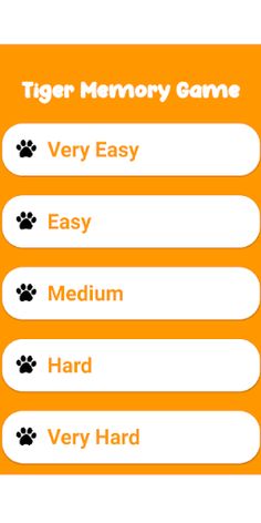 Tiger Memory Game - Screenshot 4