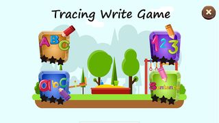 Tracing Write Game - Screenshot 1
