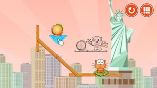 Hungry cat: physics puzzle - Screenshot 1