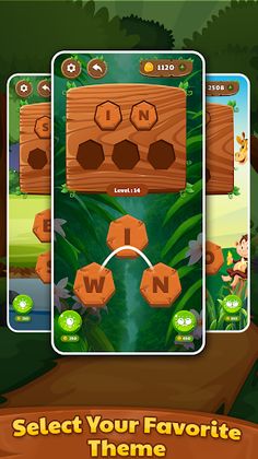 Word Link: Jungle word puzzle - Screenshot 3