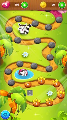 Raccoon Bubble Shooter - Screenshot 1