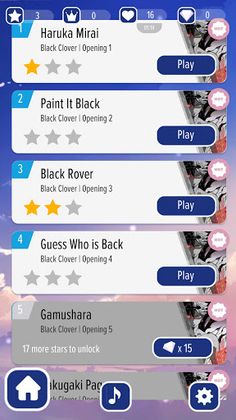 Piano Anime Black Asta Clover - Screenshot 2