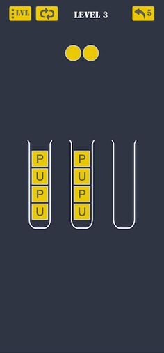 Word Letters Sort Puzzle - Screenshot 1