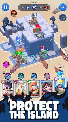 North War: Island Defense 3D - Screenshot 1