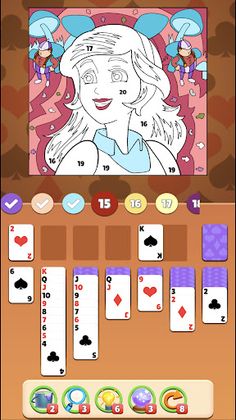 Solitaire Coloring Wonderland - Screenshot 2