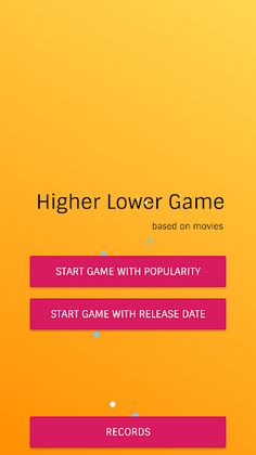 HigherLowerGame - Screenshot 1