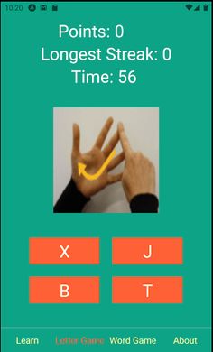 Receptive BSL Fingerspelling - Screenshot 2