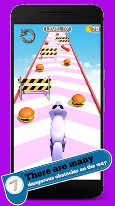 Cute Long Nose Puppy Runner 3D - Screenshot 2