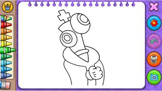 Kinger Digital Circus Coloring - Screenshot 1