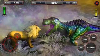 Lion vs Dinosaur Animal Simula - Screenshot 2