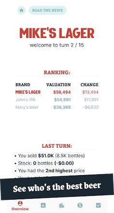 Strategy with a beer - Screenshot 2