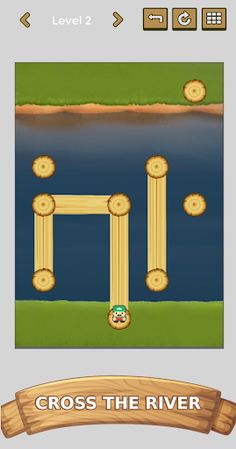 River & Planks - Puzzle Game - Screenshot 2