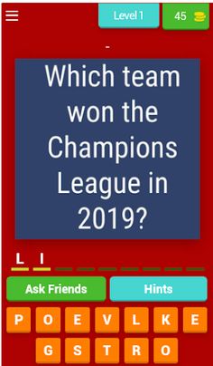 Champ Quiz UEFA - Screenshot 1
