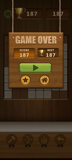 Wood block puzzle - Screenshot 1