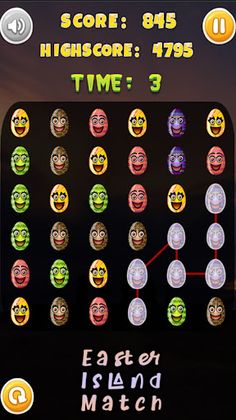 Easter Island Egg Match - Screenshot 2