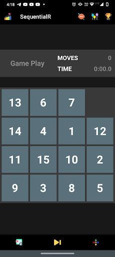 SequentialR - Numbers & Puzzle - Screenshot 1